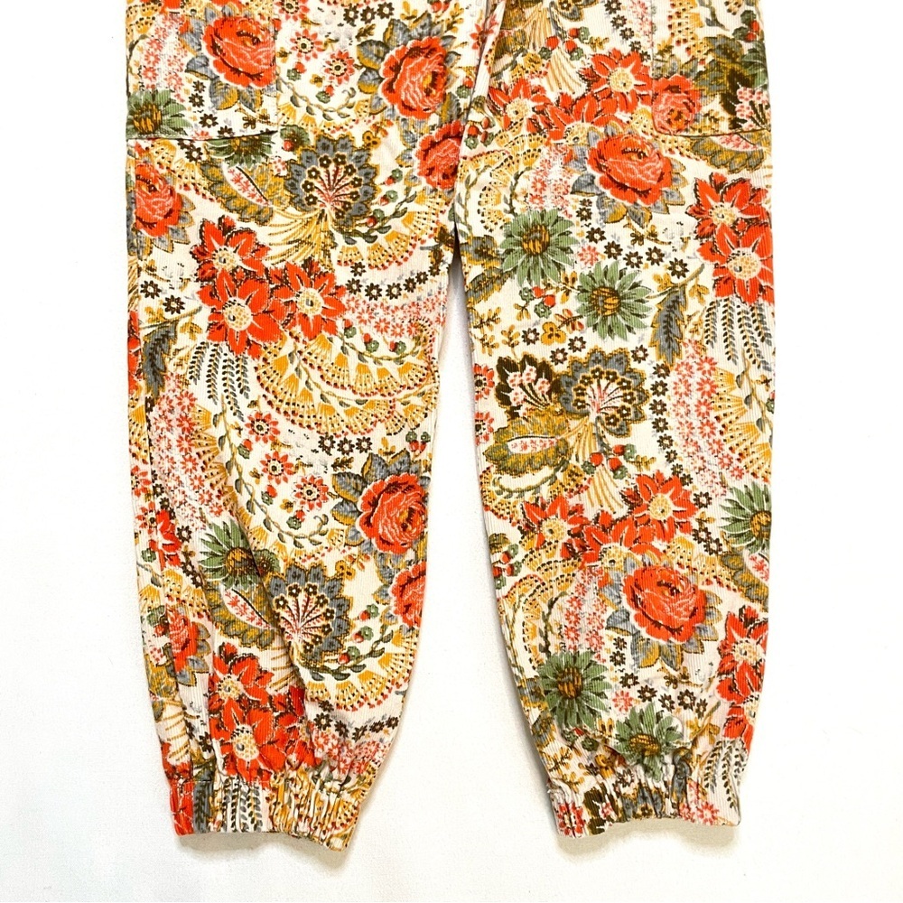 Urban Outfitters floral retro corduroy cargo joggers XS - Picture 7 of 13